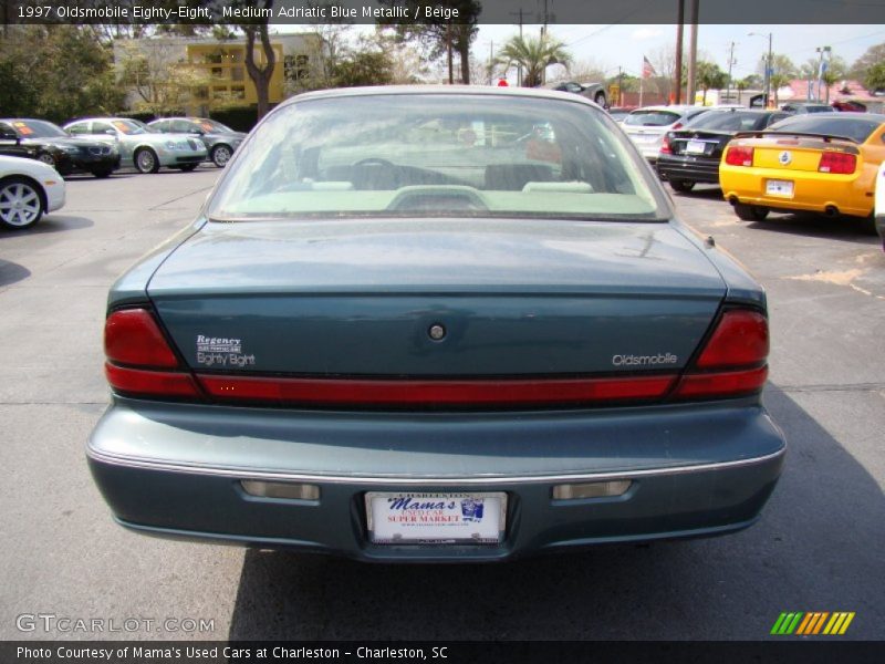 Medium Adriatic Blue Metallic / Beige 1997 Oldsmobile Eighty-Eight