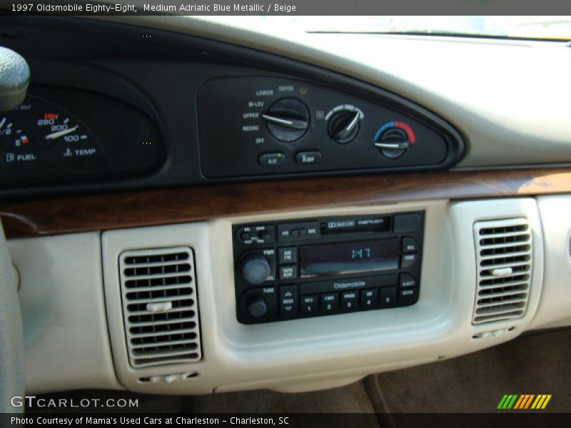 Medium Adriatic Blue Metallic / Beige 1997 Oldsmobile Eighty-Eight