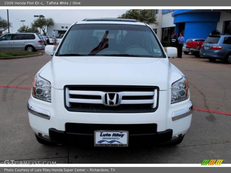 Taffeta White / Olive 2006 Honda Pilot EX-L