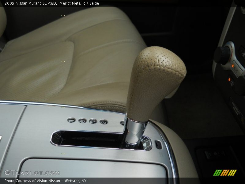 Merlot Metallic / Beige 2009 Nissan Murano SL AWD