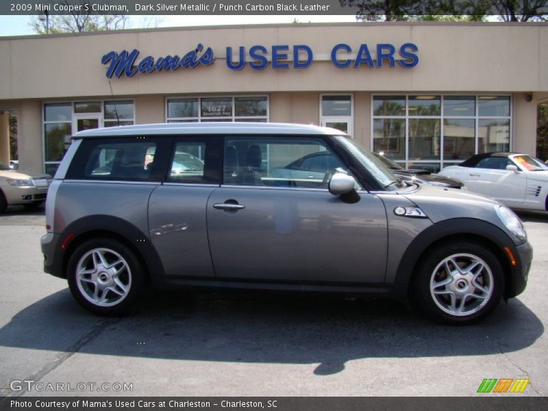 Dark Silver Metallic / Punch Carbon Black Leather 2009 Mini Cooper S Clubman
