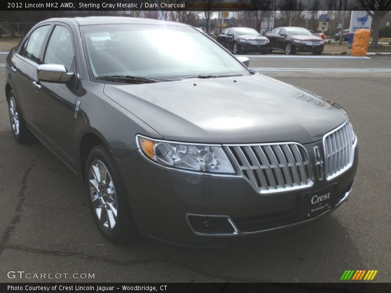 Sterling Gray Metallic / Dark Charcoal 2012 Lincoln MKZ AWD