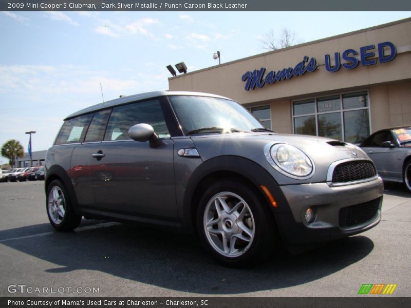 Dark Silver Metallic / Punch Carbon Black Leather 2009 Mini Cooper S Clubman
