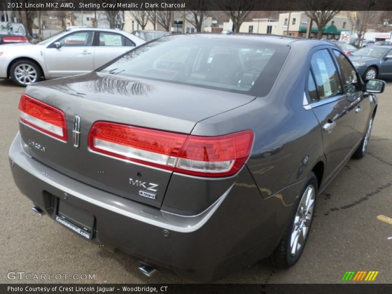Sterling Gray Metallic / Dark Charcoal 2012 Lincoln MKZ AWD