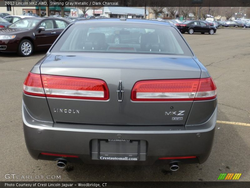 Sterling Gray Metallic / Dark Charcoal 2012 Lincoln MKZ AWD