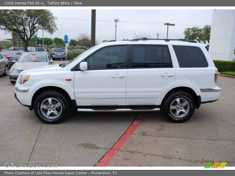 Taffeta White / Olive 2006 Honda Pilot EX-L