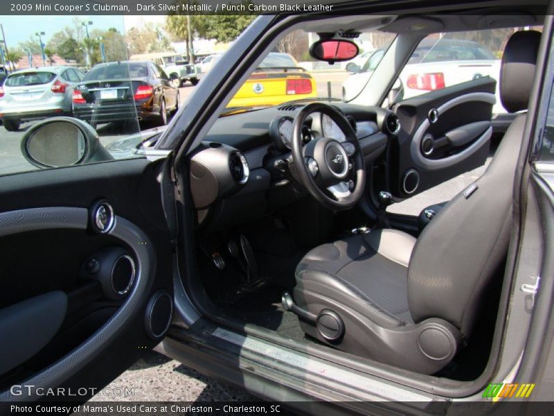 Dark Silver Metallic / Punch Carbon Black Leather 2009 Mini Cooper S Clubman