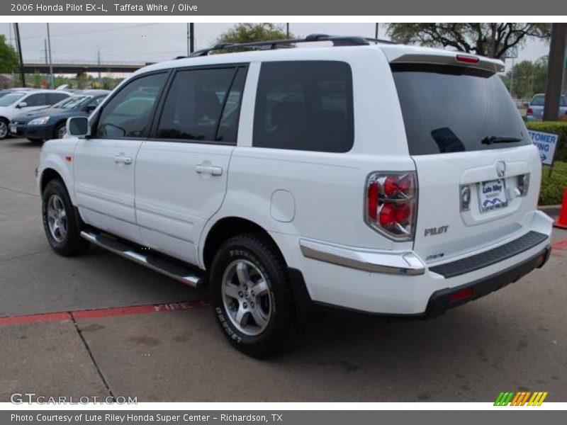 Taffeta White / Olive 2006 Honda Pilot EX-L