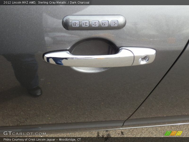 Sterling Gray Metallic / Dark Charcoal 2012 Lincoln MKZ AWD