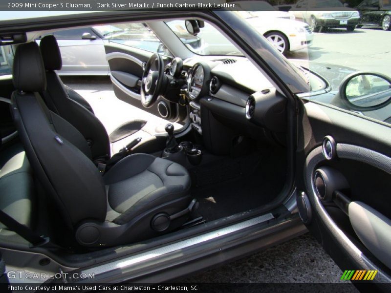 Dark Silver Metallic / Punch Carbon Black Leather 2009 Mini Cooper S Clubman