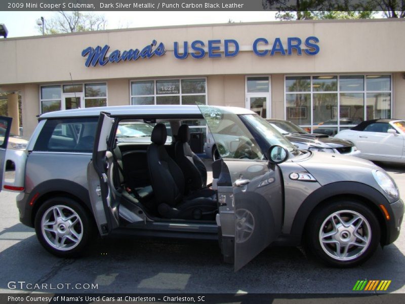 Dark Silver Metallic / Punch Carbon Black Leather 2009 Mini Cooper S Clubman