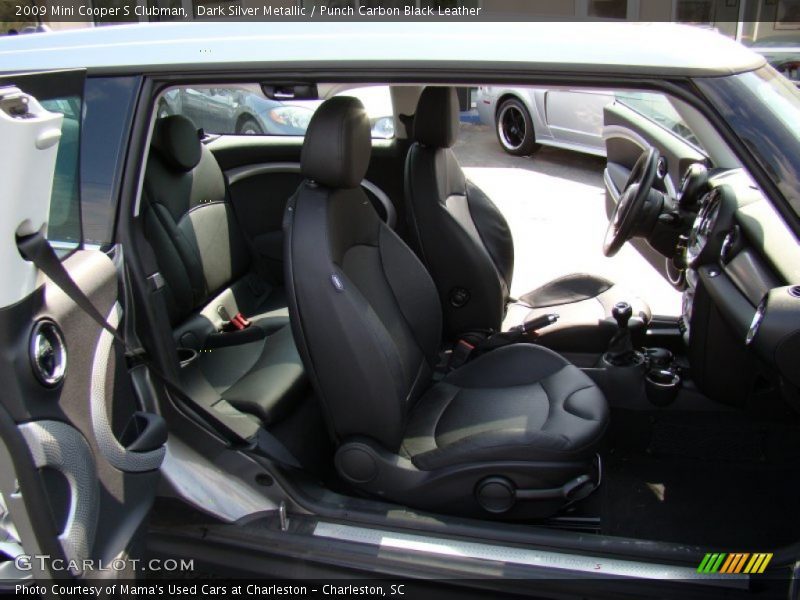 Dark Silver Metallic / Punch Carbon Black Leather 2009 Mini Cooper S Clubman