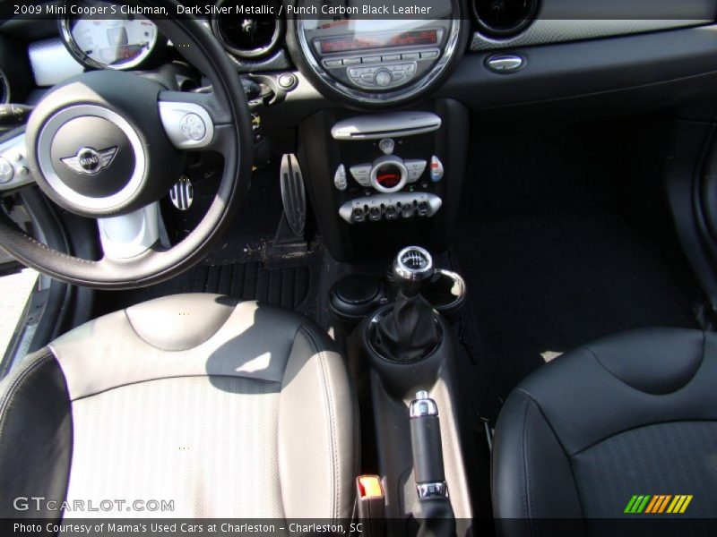 Dark Silver Metallic / Punch Carbon Black Leather 2009 Mini Cooper S Clubman