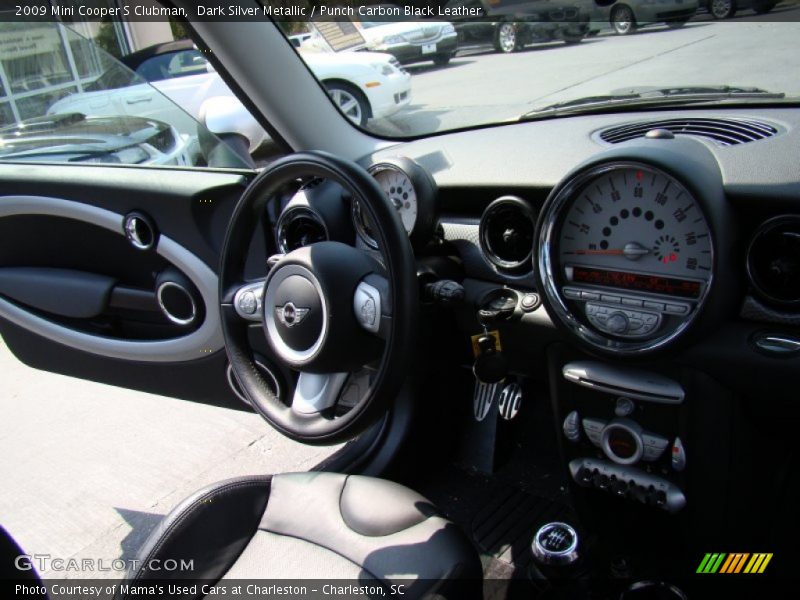 Dark Silver Metallic / Punch Carbon Black Leather 2009 Mini Cooper S Clubman