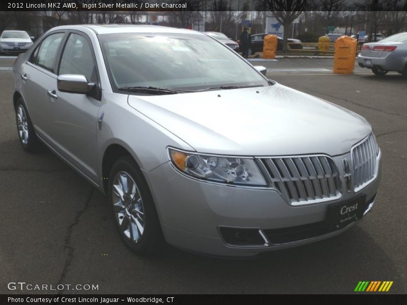 Ingot Silver Metallic / Dark Charcoal 2012 Lincoln MKZ AWD