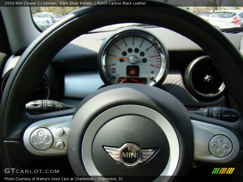 Dark Silver Metallic / Punch Carbon Black Leather 2009 Mini Cooper S Clubman
