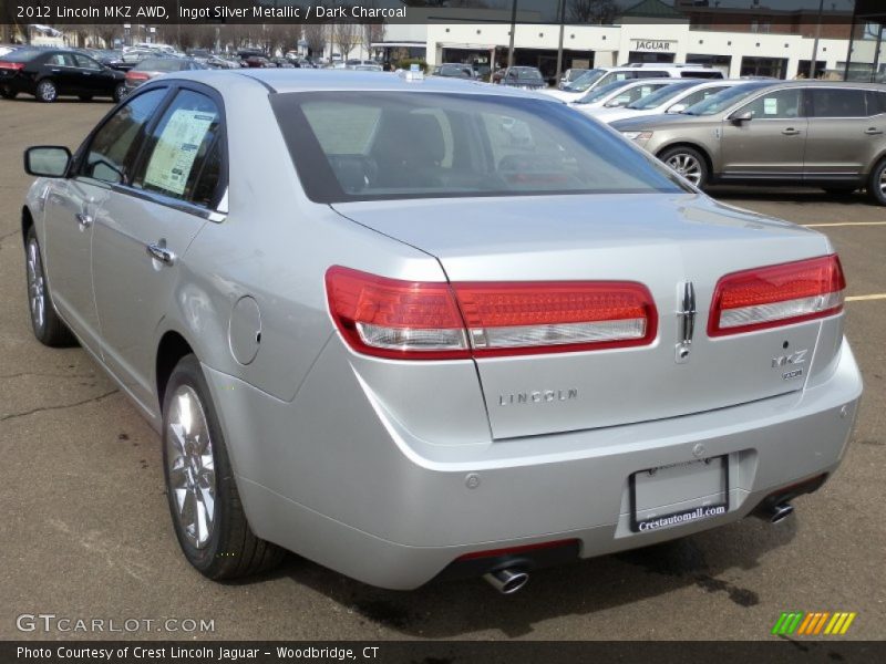 Ingot Silver Metallic / Dark Charcoal 2012 Lincoln MKZ AWD