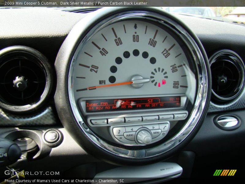 Dark Silver Metallic / Punch Carbon Black Leather 2009 Mini Cooper S Clubman