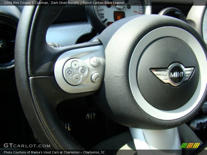 Dark Silver Metallic / Punch Carbon Black Leather 2009 Mini Cooper S Clubman