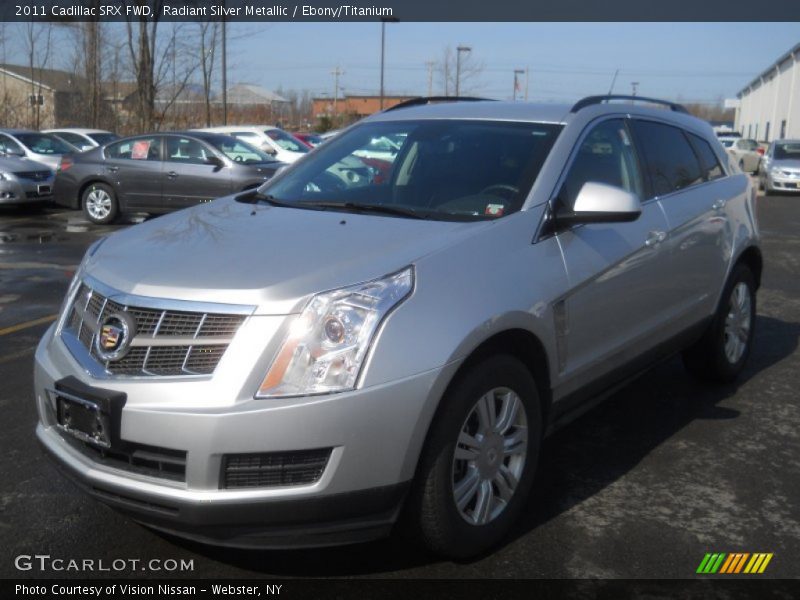 Radiant Silver Metallic / Ebony/Titanium 2011 Cadillac SRX FWD