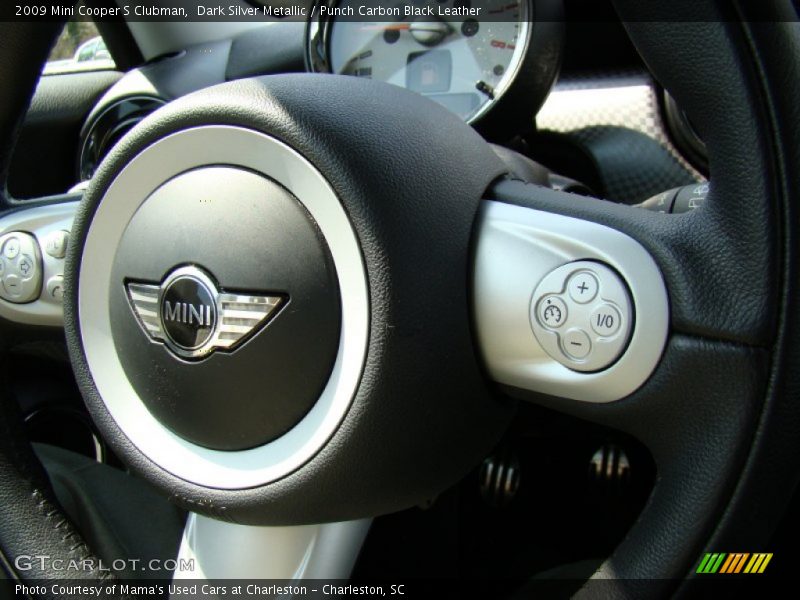 Dark Silver Metallic / Punch Carbon Black Leather 2009 Mini Cooper S Clubman