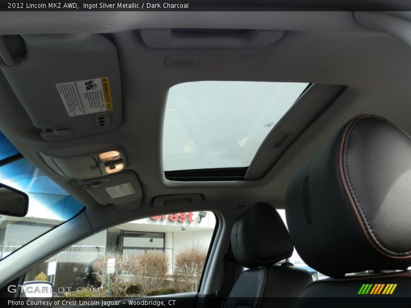 Ingot Silver Metallic / Dark Charcoal 2012 Lincoln MKZ AWD