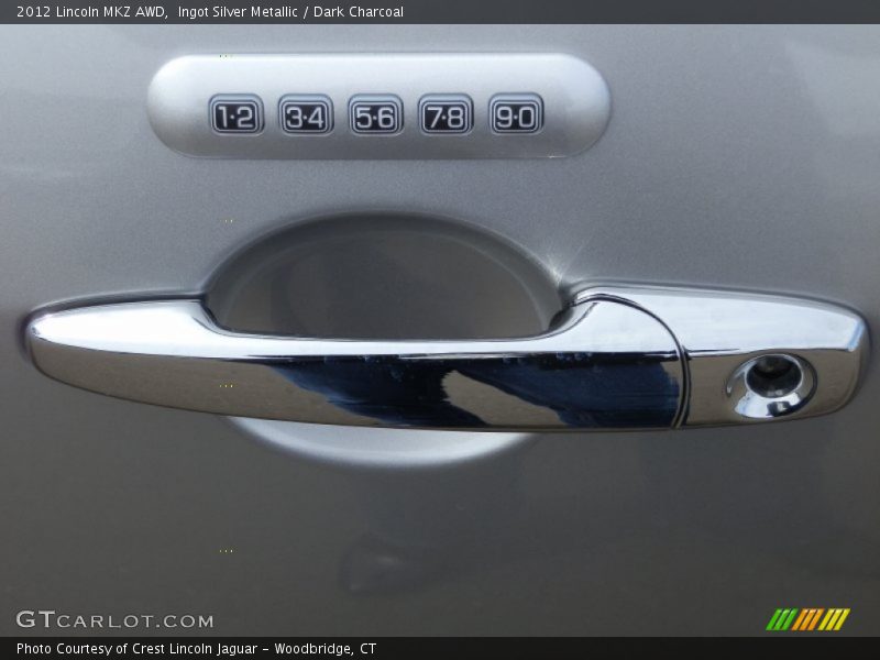 Ingot Silver Metallic / Dark Charcoal 2012 Lincoln MKZ AWD