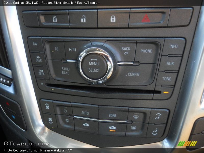 Radiant Silver Metallic / Ebony/Titanium 2011 Cadillac SRX FWD