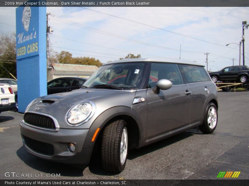 Dark Silver Metallic / Punch Carbon Black Leather 2009 Mini Cooper S Clubman