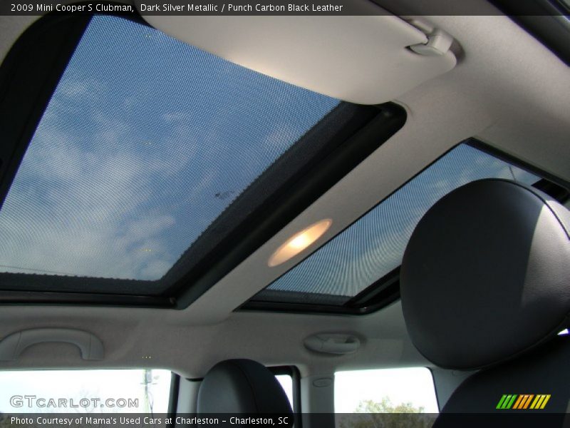 Dark Silver Metallic / Punch Carbon Black Leather 2009 Mini Cooper S Clubman