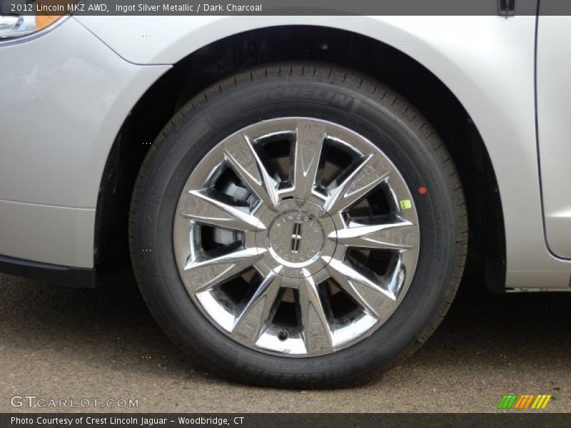 Ingot Silver Metallic / Dark Charcoal 2012 Lincoln MKZ AWD