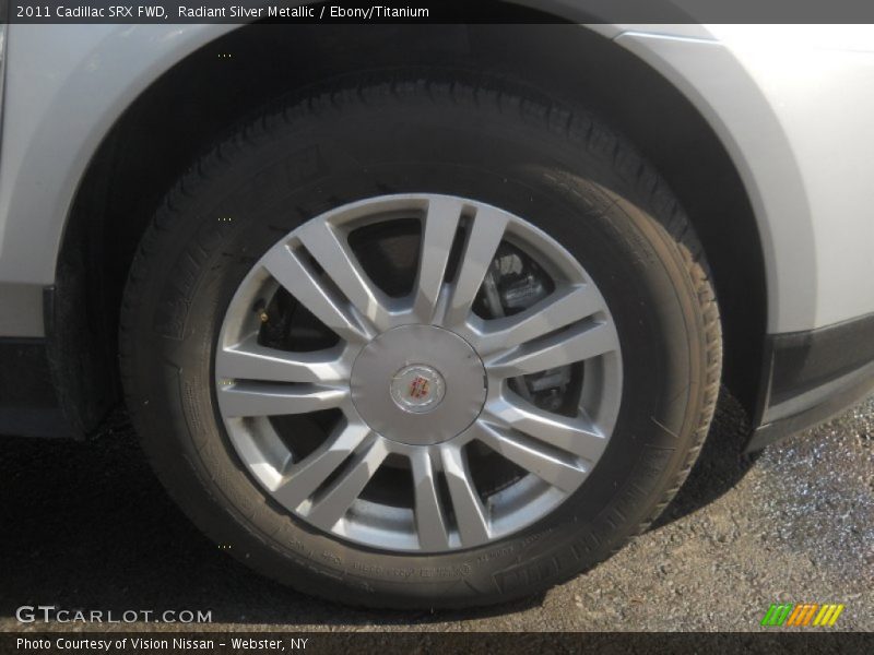 Radiant Silver Metallic / Ebony/Titanium 2011 Cadillac SRX FWD