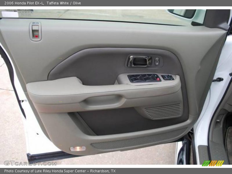 Taffeta White / Olive 2006 Honda Pilot EX-L