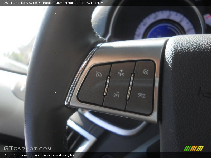 Radiant Silver Metallic / Ebony/Titanium 2011 Cadillac SRX FWD