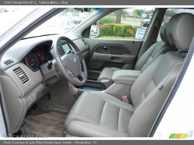 Taffeta White / Olive 2006 Honda Pilot EX-L