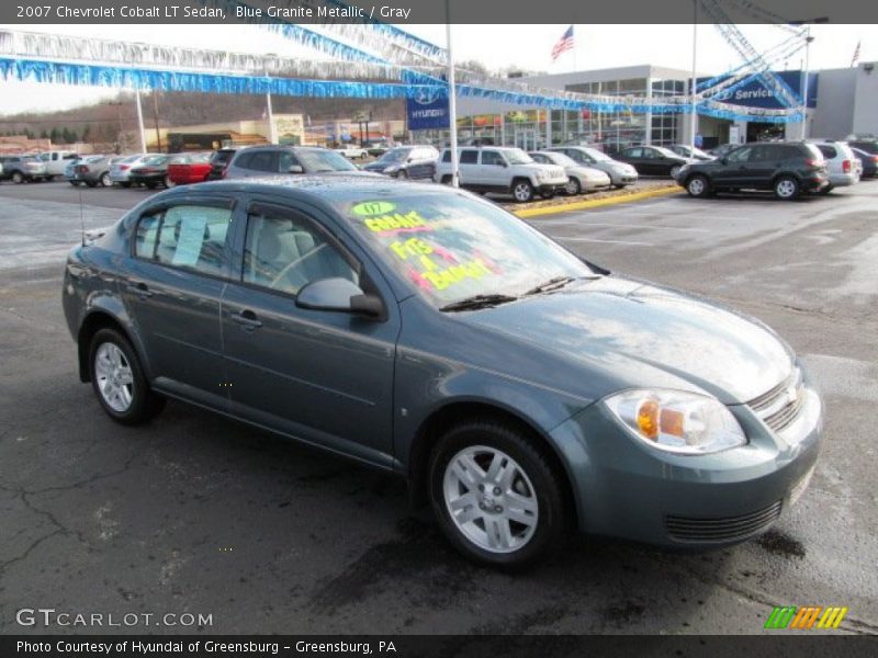 Blue Granite Metallic / Gray 2007 Chevrolet Cobalt LT Sedan