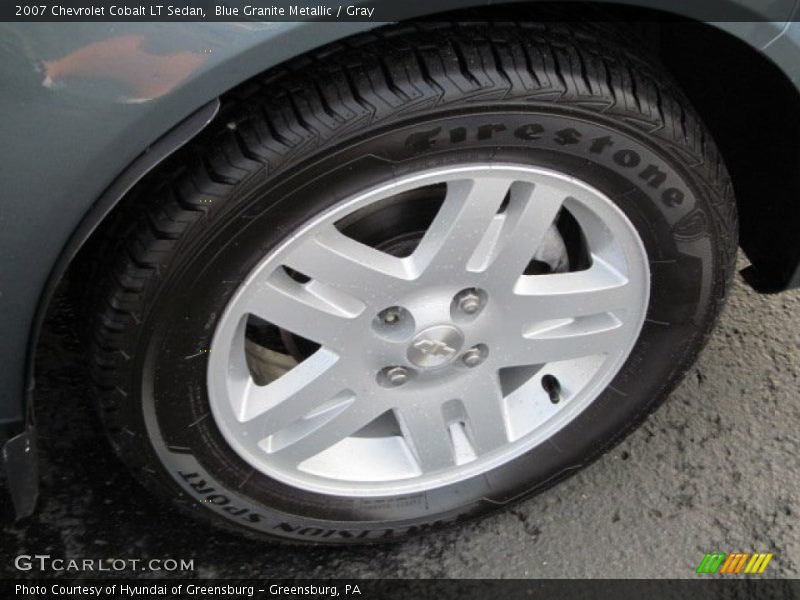 Blue Granite Metallic / Gray 2007 Chevrolet Cobalt LT Sedan