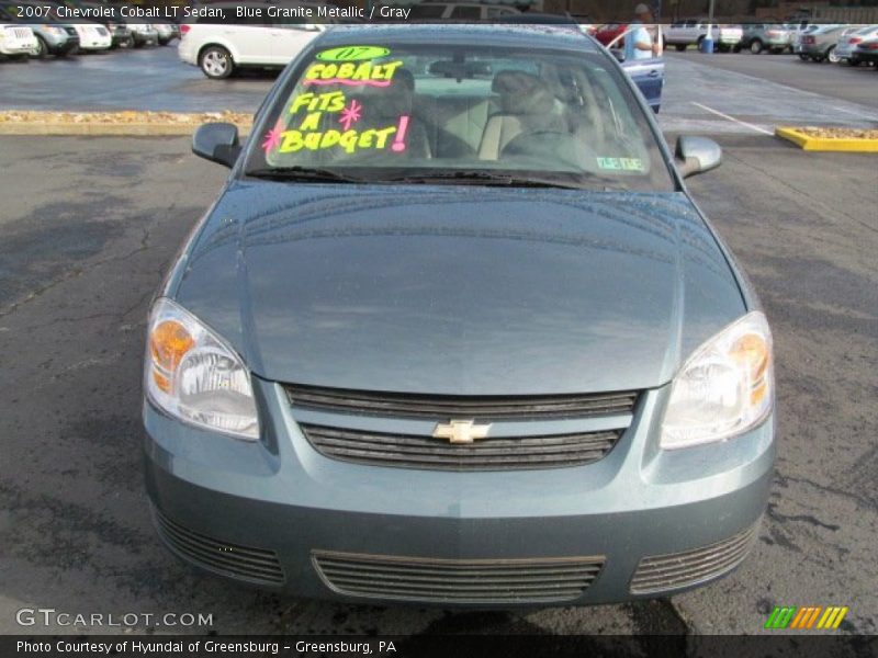 Blue Granite Metallic / Gray 2007 Chevrolet Cobalt LT Sedan