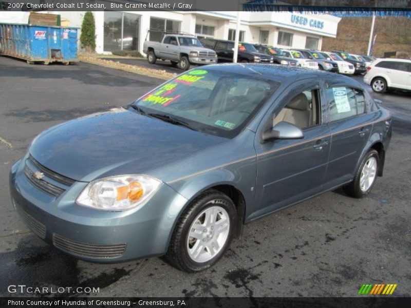 Blue Granite Metallic / Gray 2007 Chevrolet Cobalt LT Sedan