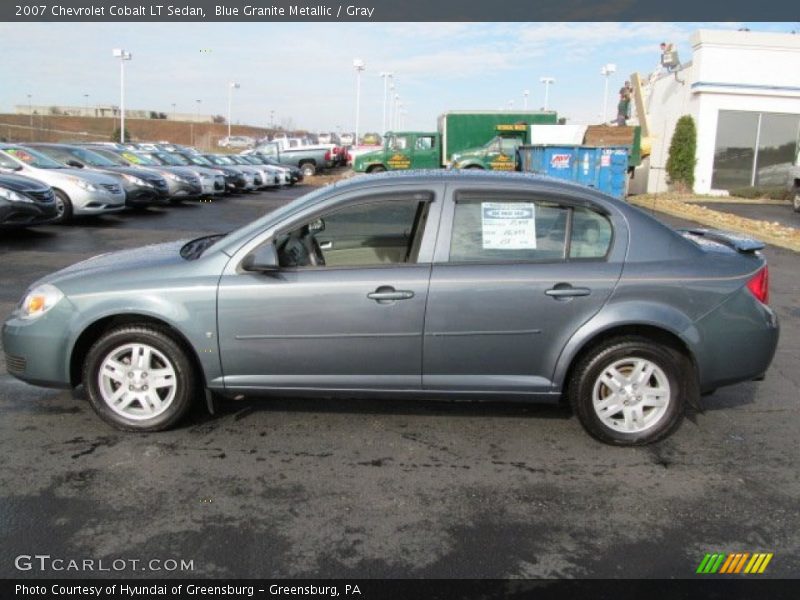 Blue Granite Metallic / Gray 2007 Chevrolet Cobalt LT Sedan
