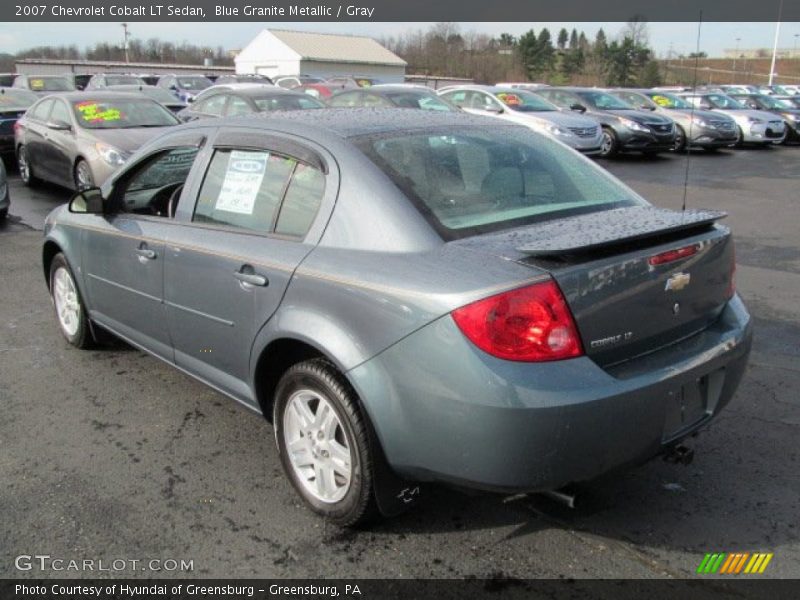 Blue Granite Metallic / Gray 2007 Chevrolet Cobalt LT Sedan