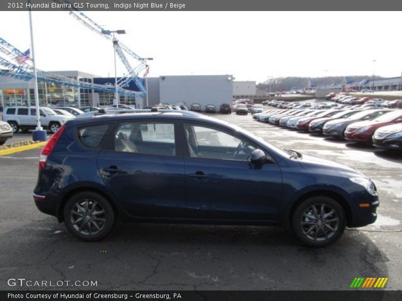 Indigo Night Blue / Beige 2012 Hyundai Elantra GLS Touring
