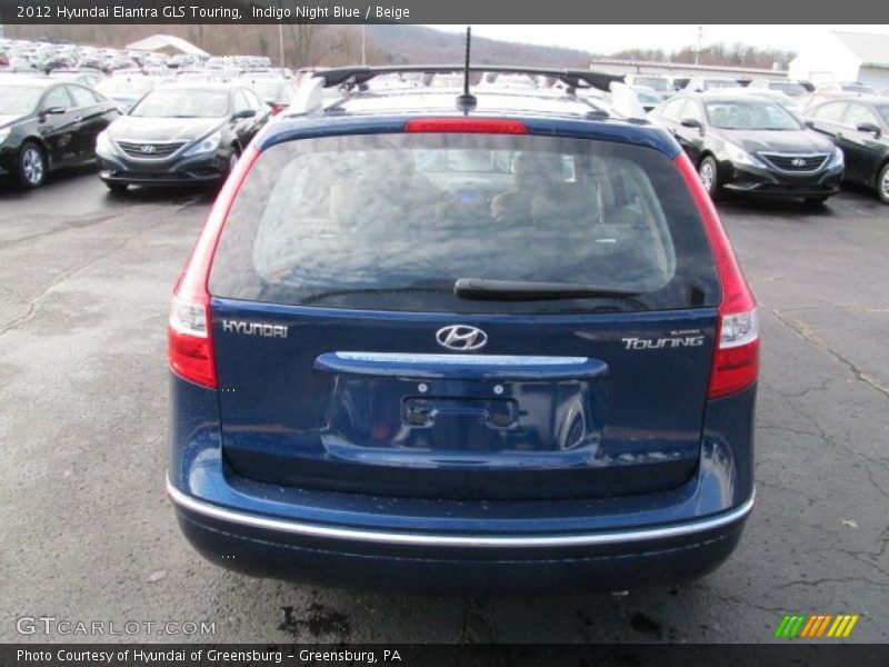 Indigo Night Blue / Beige 2012 Hyundai Elantra GLS Touring