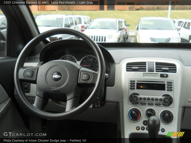 Salsa Red Metallic / Light Gray 2005 Chevrolet Equinox LS AWD