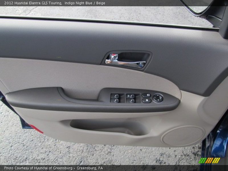 Indigo Night Blue / Beige 2012 Hyundai Elantra GLS Touring