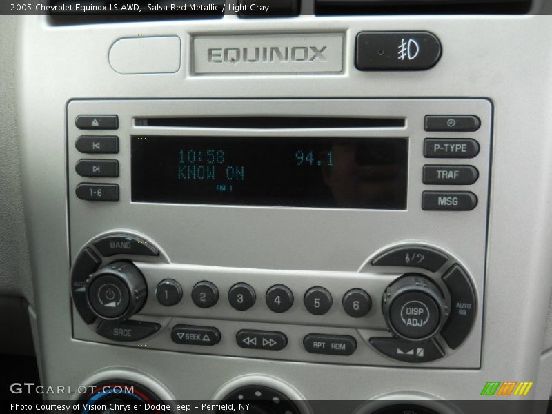 Salsa Red Metallic / Light Gray 2005 Chevrolet Equinox LS AWD