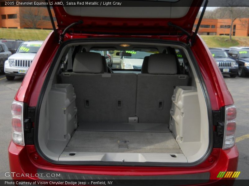 Salsa Red Metallic / Light Gray 2005 Chevrolet Equinox LS AWD