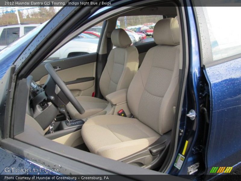 Indigo Night Blue / Beige 2012 Hyundai Elantra GLS Touring