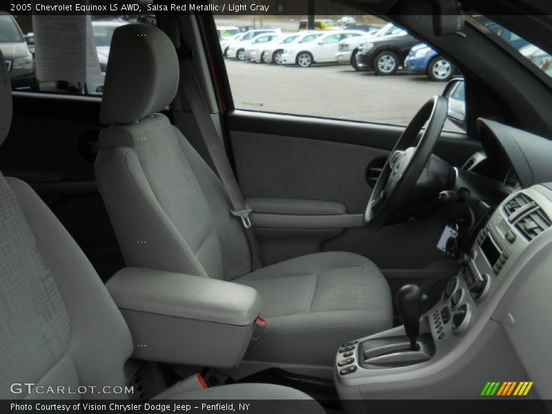Salsa Red Metallic / Light Gray 2005 Chevrolet Equinox LS AWD