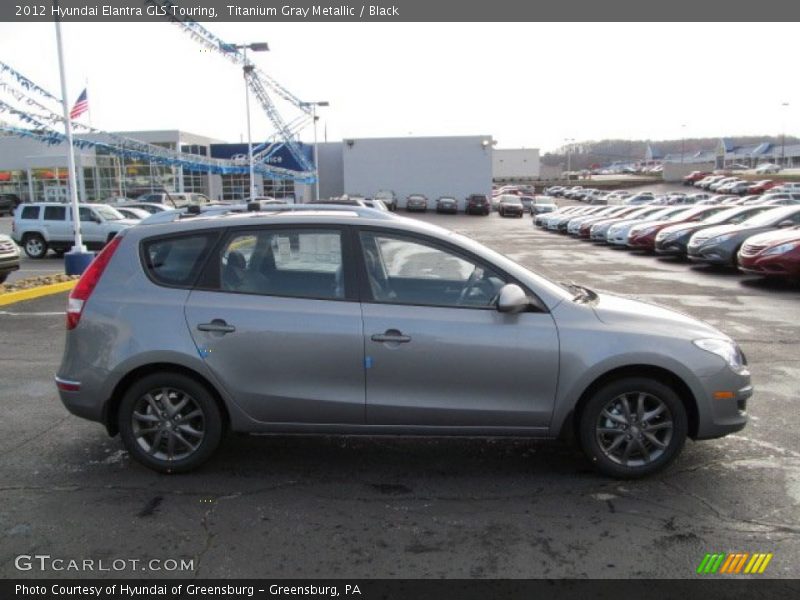 Titanium Gray Metallic / Black 2012 Hyundai Elantra GLS Touring